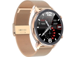 Relógio Masculino Sport Smartwatch À Prova Dágua Ip68 1.3 Fitness Pulseira Monitor De Pressão Arterial Pedômetro Para Ios Android Yizhood (ouro)
