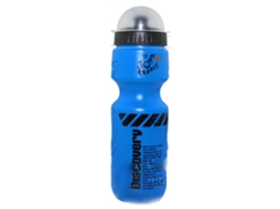 Business garrafa de água plástica portátil para exterior 650ml anti derrame para caminhada ciclismo azul