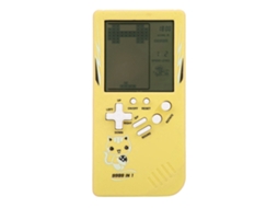 Primerox console de Jogos Portátil Clássico Grande Tela Pocket para Crianças Amarelo