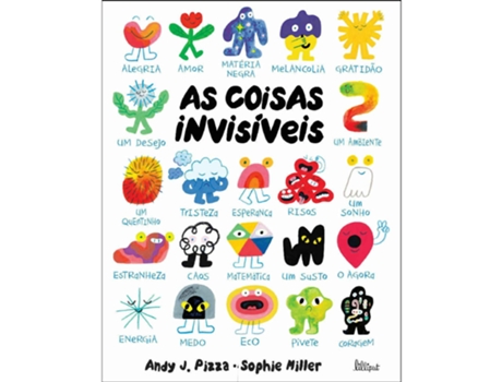Livro As Coisas Invísiveis de Andy J Pizza (Português)