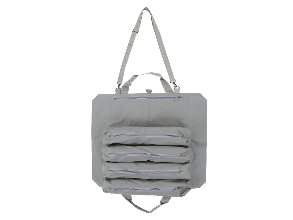 Saco Axilar de Couro de Palha para Mulher com Grande Capacidade Branco S/MARCA
