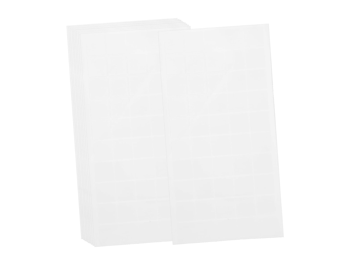 100 Fitas Adesivas Transparentes De Dupla Face Para Paredes