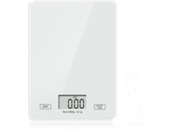 Balança de Cozinha Digital, de Eletrônica com Visor de Vidro AQUAFORGE