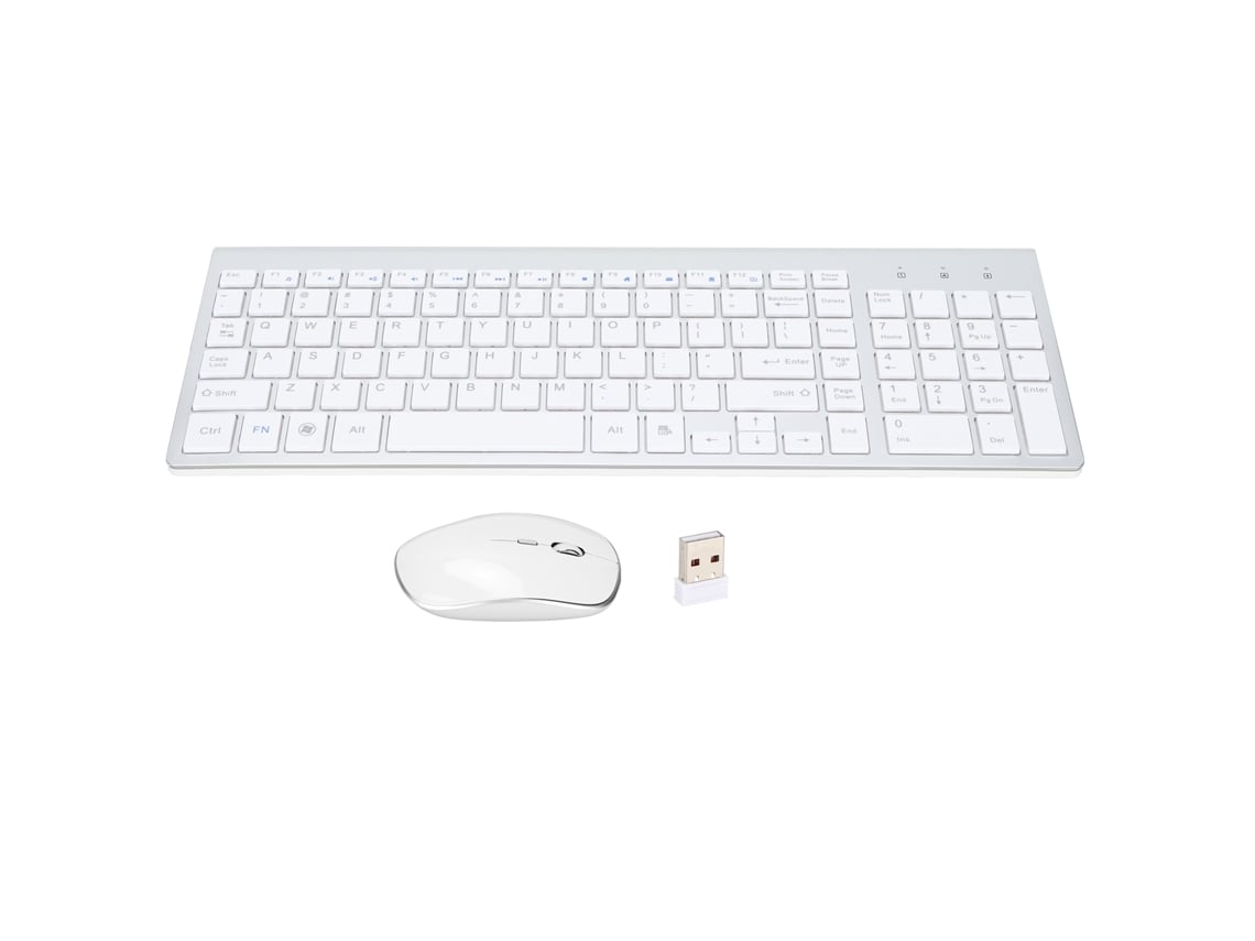 Combo de Teclado e Mouse Sem Fio 2.4ghz, Compacto | S/MARCA