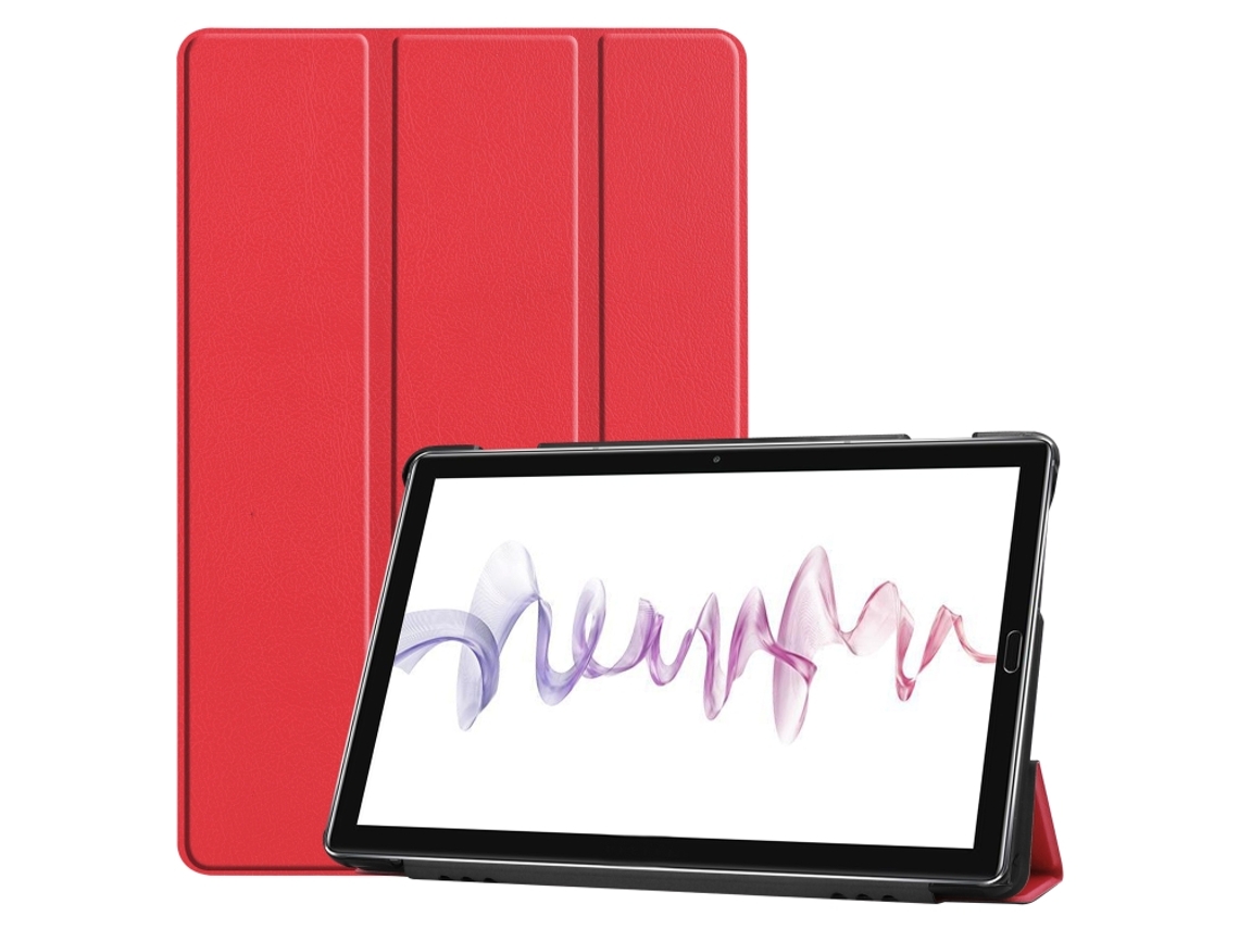 Capa‑flip Horizontal Textura Pele De Vaca Halinuia, Suporte E Função Sono‑ativação Para Huawei Mediapad M6 10.8