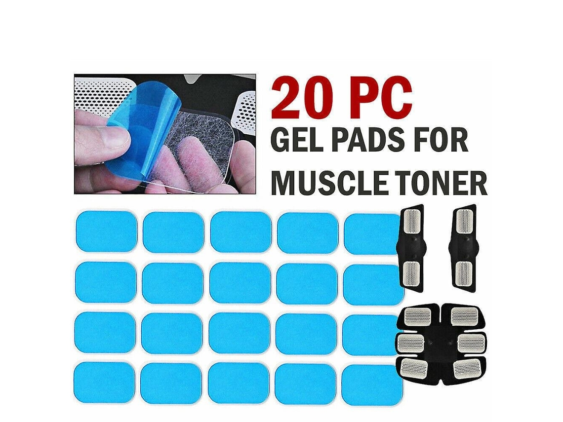 Lurelia Estimulador Ems, Almofadas De Gel De Substituição Para Tonificador Muscular Fcc, Estimulador Abdominal, Máquina Ems De Tonificação