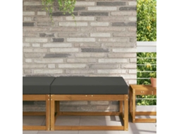 Vidaxl Almofada Para Sofá Externo Poliéster Antracite 80 X 80 Cm