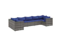 Garden Lounge Set, Garden Lounge Sets Vidaxl Cinzeto Rattan / Vime (n/a)