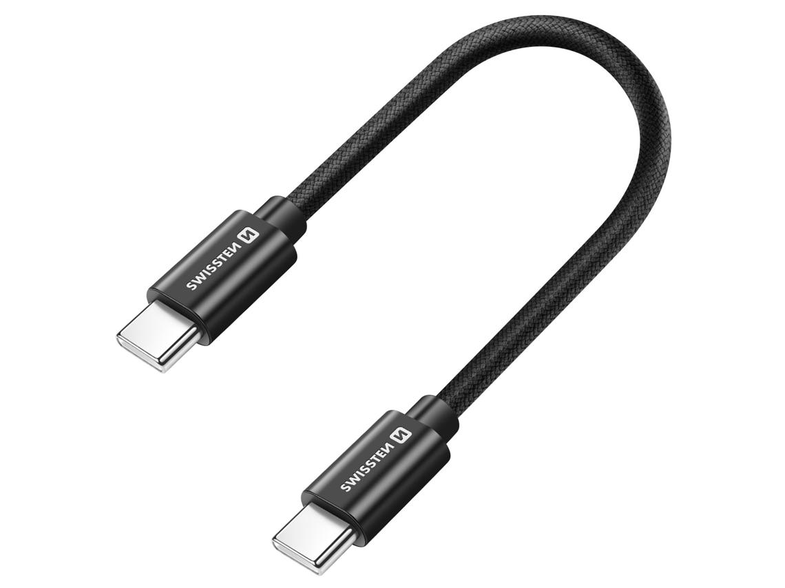 Mini Cabo Usb-c Para Usb-c 20 Cm 60w Universal Carga E Transferência Rápida
