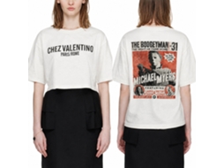 Rockinstone Halloween Movie Poster Style Solid Natural Adult T-shirt Size:xxxl