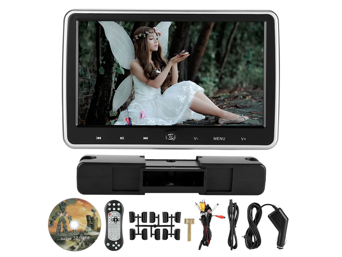 Monitor de Cabeceira Digital 10.1'' Táctil para Carro