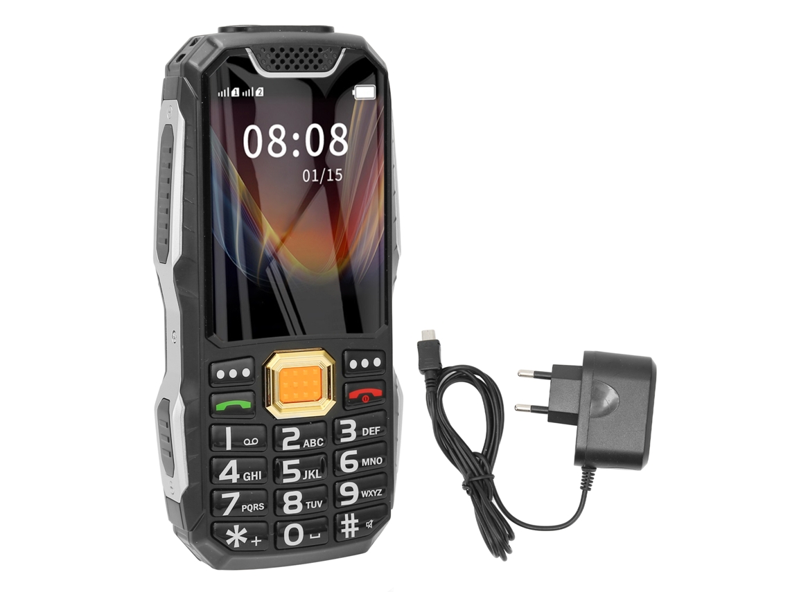 Telefone Celular Para Idosos Com Botões Grandes 2g Dual Chip Bateria 2400mah Desbloqueado