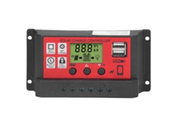 Controlador de Carga Solar Inteligente 12V/24V 30A com Display LCD