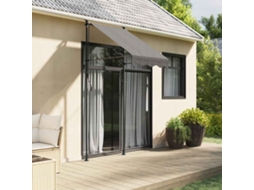 Vidaxl Toldo Retrátil 100x150 Cm Tecido E Aço Antracite