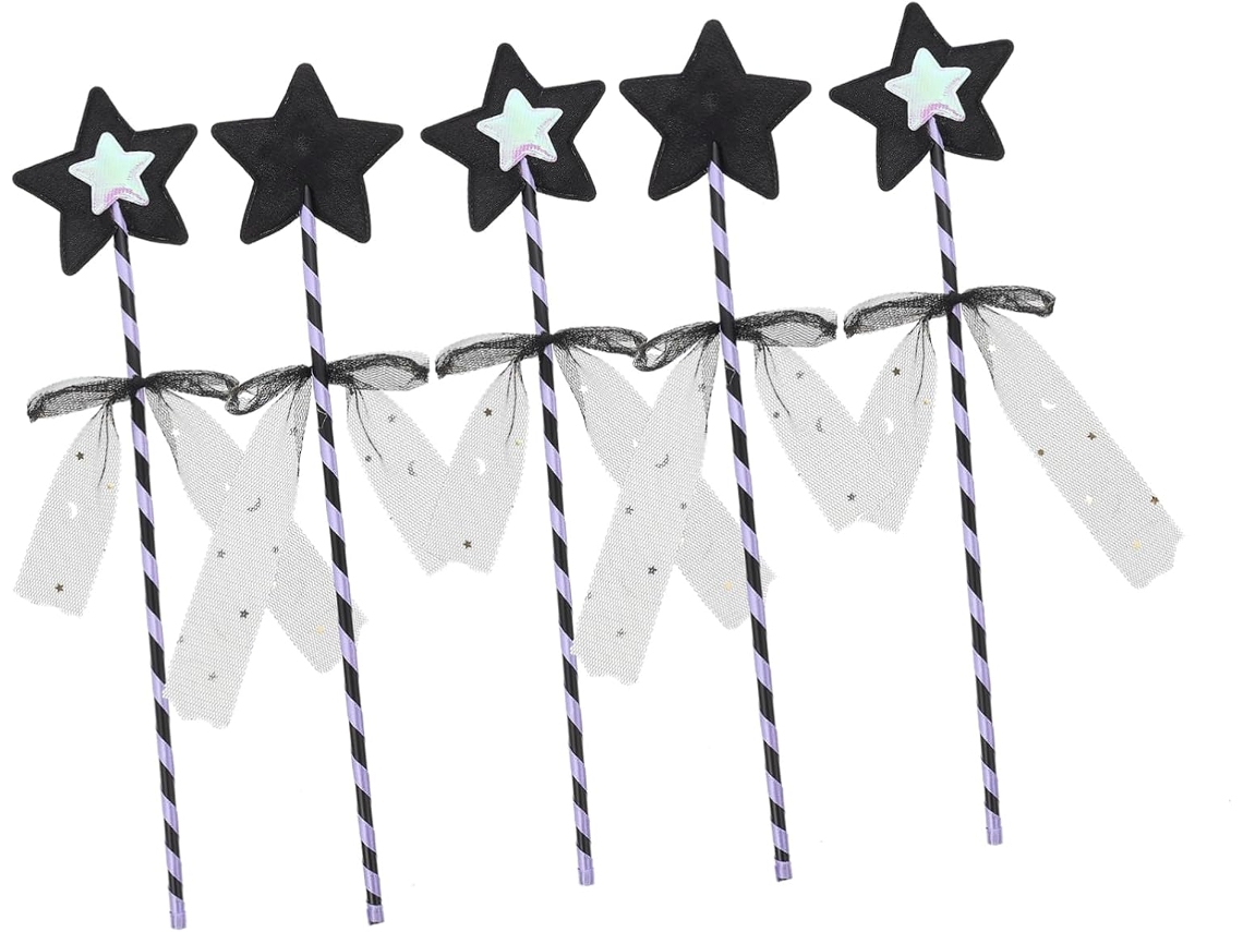 Conjunto de 5 Peças de Estrelas de Fada com Fita para Gatos e Meninos/meninas para Festas e Fotos. CHABERLU