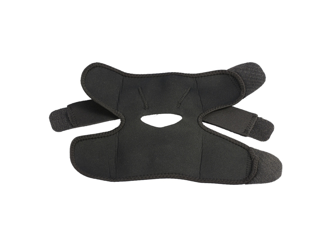 Lurelia Tornozeleira Ajustável Respirável, Elástico, Para Treino, Neoprene, Preto
