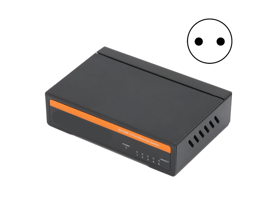 Switch Ethernet LAXISCREED 5 Portas 100m