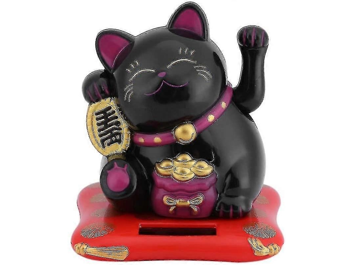 Amuleto De Gato Da Sorte Neko Movido A Energia Solar Braço De Boas Vindas Olysi Shop