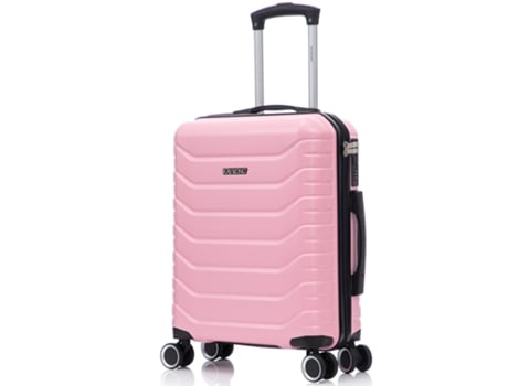Mala De Cabina 55x40x20cm Policarbonato Semirrígido Carrinho de sistema bagagem De Mão Pequena Com 4 Rodas Giratórias 360º, Sistema De Fecho Digital Raykong (40l)