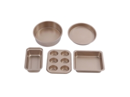 Conjunto De 5 Utensílios Para Assar Em Aço Carbono, Moldes Variados, Da Laxiscreed
