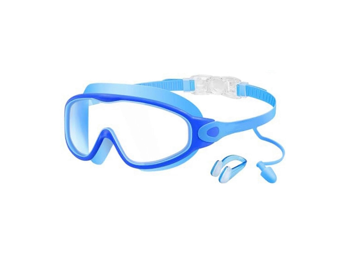 Óculos De Natação Infantis – Antiembaçante E Com Proteção Uv – Com Clipe Nasal Para Meninos E Meninas