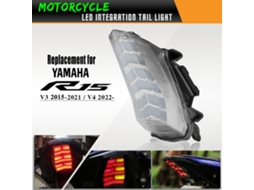 Farol Traseiro Moto Led Yamaha Yzf-r15 V3 V4 2015-2022 Sinalizador