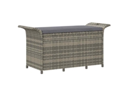 Garden Bench, Garden Benches Vidaxl Cinzeto Rattan / Vime (116 X 46 X 57 Cm)