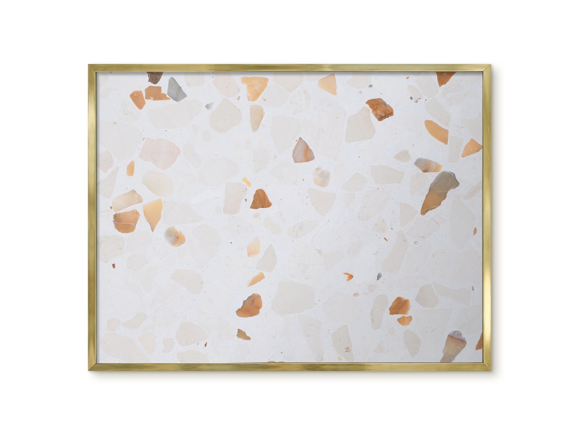 Quadro de vidro magnético com ondas azuis para hall de entrada Espelharte (80x60 cm)