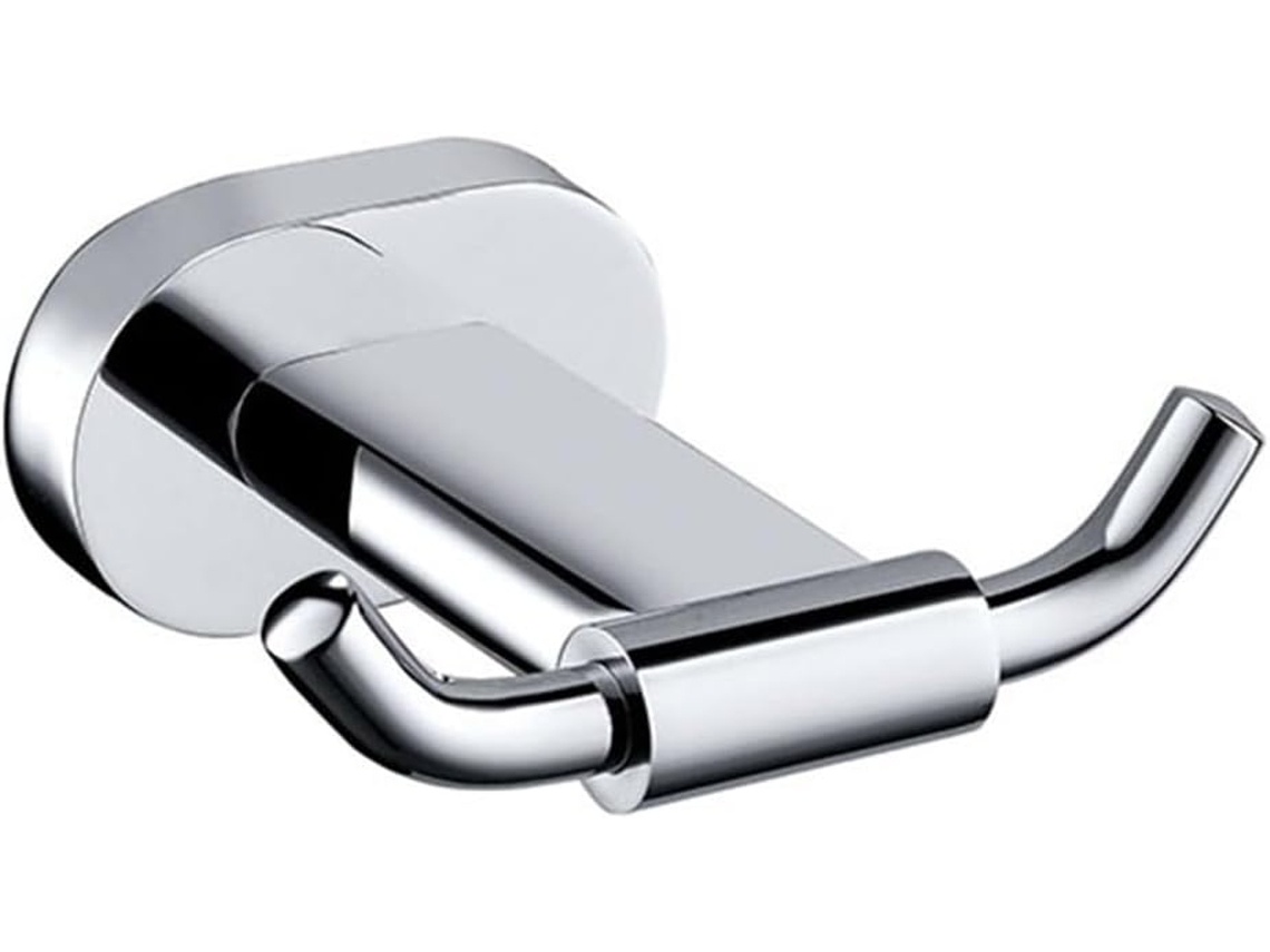 Conjunto De Acessórios Banheiro Luxo Com Acabamento Cromado Polido – Ferragens Elegantes Para Montagem Na Parede, Para