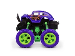 Primerox 4pcs Carro de Brinquedo Inercial com Tração 4 Rodas Amortecimento Giratório 360° Presente