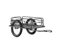 Reboque De Bicicleta Dobrável 125kg Com Rodas Grandes Tekmaquinas