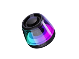 Alto Falante Magnético Bluetooth Portátil Pode Ser Usado Como Suporte De Telefone Sem Fio À Prova Dágua Externo Luz Rgb Preto Yizhood