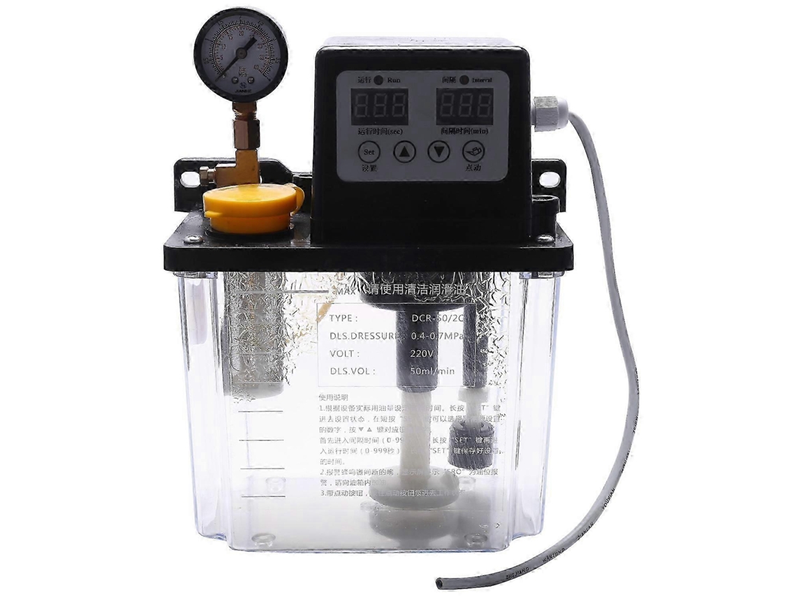 Bomba De Óleo Lubrificante 2l Bomba De Óleo Lubrificante Automática Bomba De Lubrificação Eletromagnética Lubrificador PENGDSJE