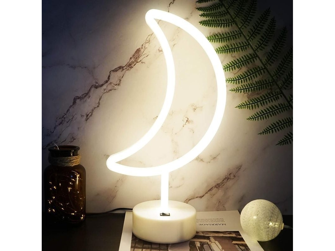 2026 luz Lunar Led com Base Desmontável, Funciona com Usb/baterias, Luz Noturna Decorativa para Casa