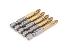 Laxiscreed: Pontas Phillips Antideslizantes Com Encaixe De 1/4" Para Parafusadeiras De Alta Precisão