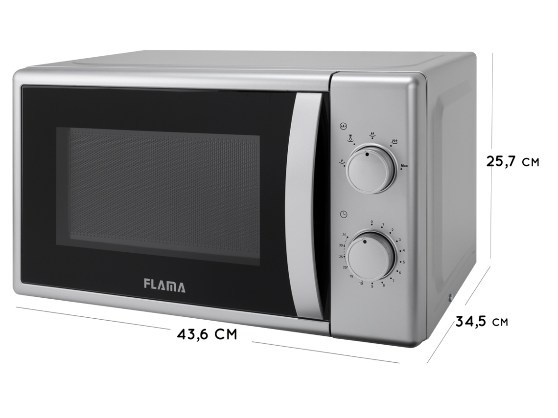 Micro-ondas FLAMA 1839FL (20 L - Sem Grill - Inox)