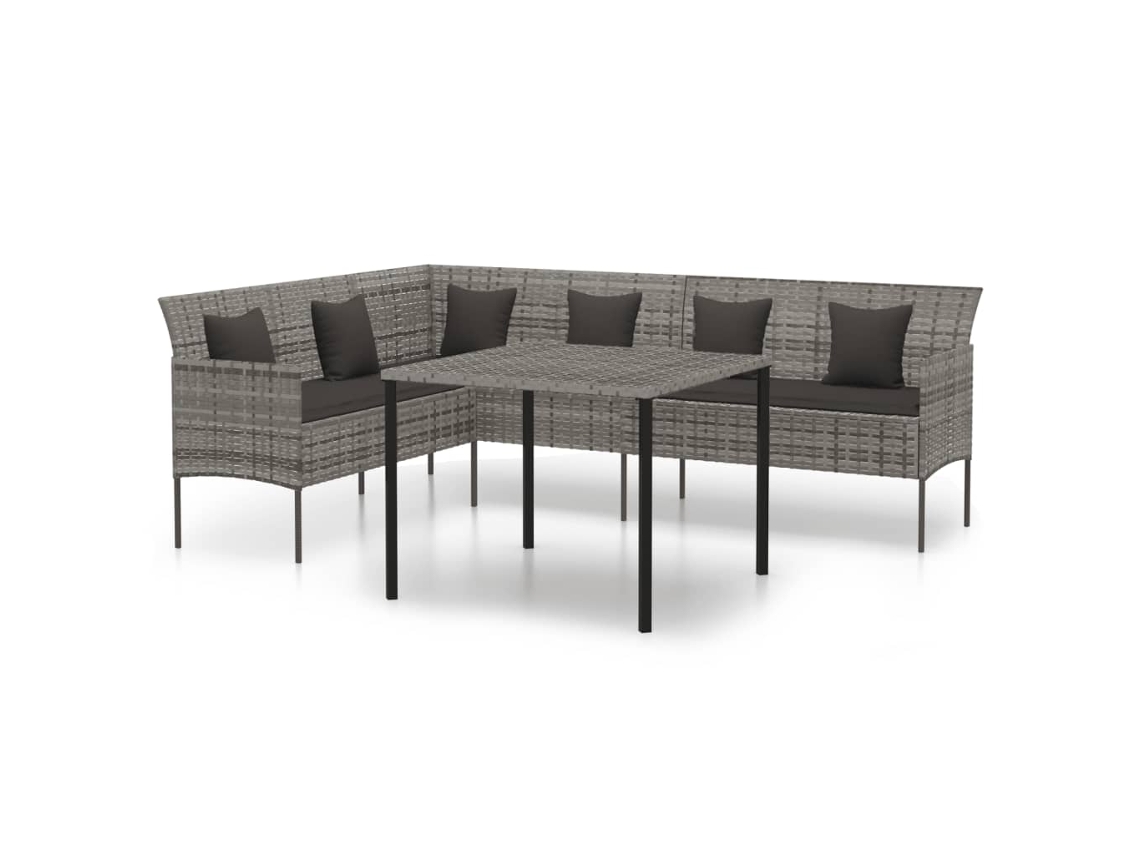 Garden Dining Set, Garden Dining Sets Vidaxl Cinzeto Rattan / Vime (n/a)