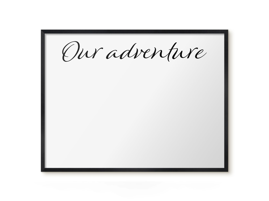 Magnetic Board Our Adventure For The Living Room Espelharte (80x60 Cm)