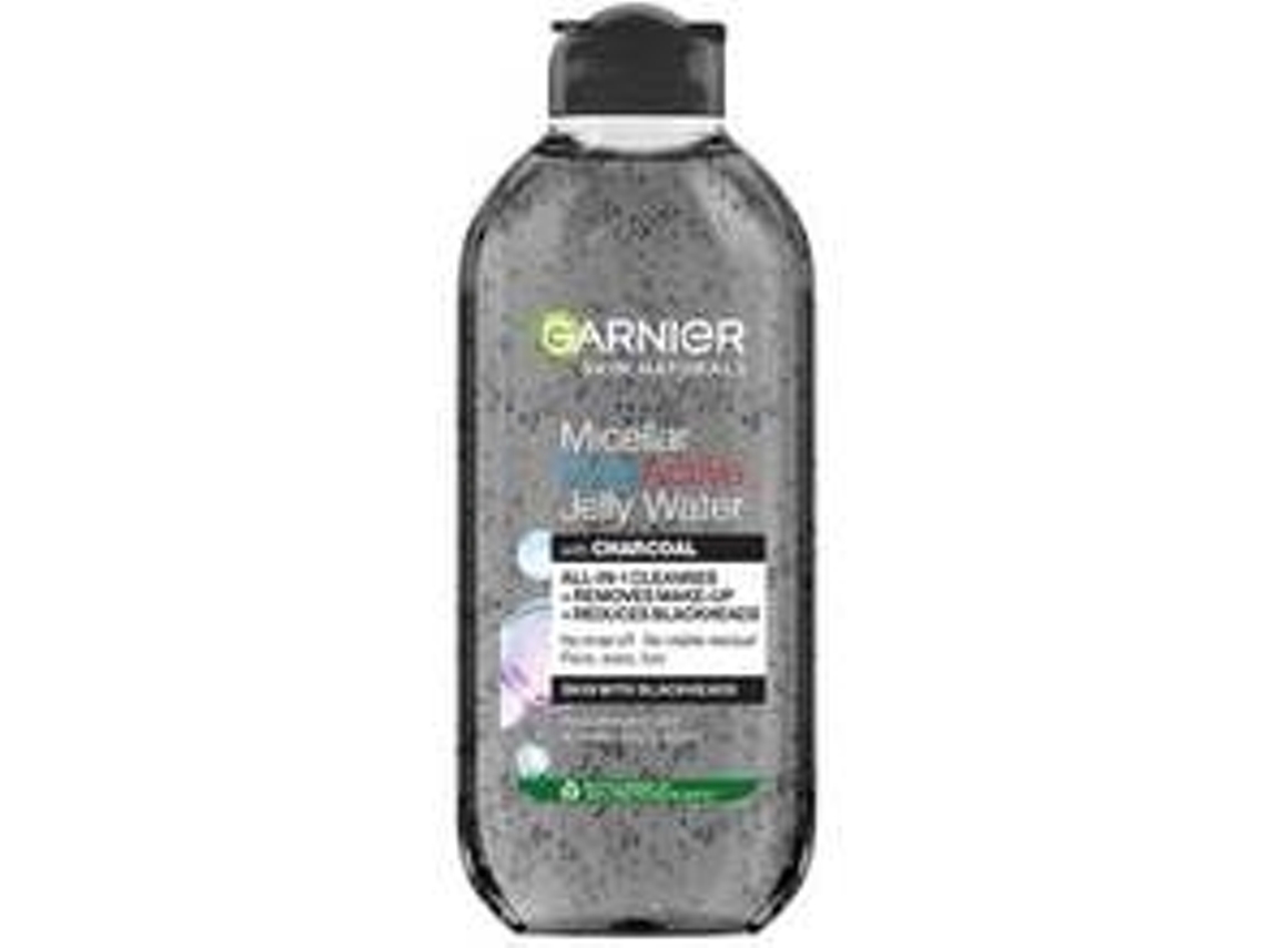 GARNIER Skin Naturals Micellar Purifying Jelly Water Micelární Voda S Aktivním Uhlím Proti Černým Tečkám 400Ml