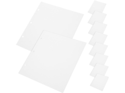 10 Peças De Páginas Autoadesivas Para Álbum De Fotos Em Pvc Para Scrapbooking E Proteção De Coleção