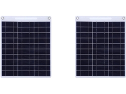Kit de Carregador Portátil para Celular com 2 Painéis Solares de 60w e 2 Portas Usb de 5v para Viagens SFUSHOS