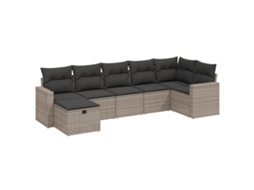 Garden Sofa Set, Garden Sofa Sets Vidaxl Cinzeto Rattan / Vime (n/a)