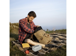Caixa de Almoço de Camping com Prato de Vapor