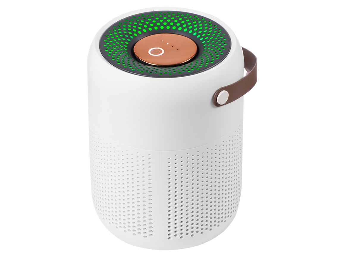 Laxiscreed Purificador De Ar De Mesa Com Circulação Silenciosa E Carregamento Usb Integrado