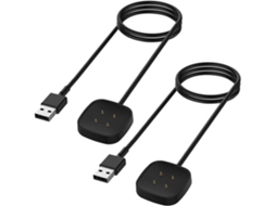 Cabo Carregador Magnético Hexinyigjly Para Fitbit Versa 4/3 E Sense 2/1, 1m, Substituição