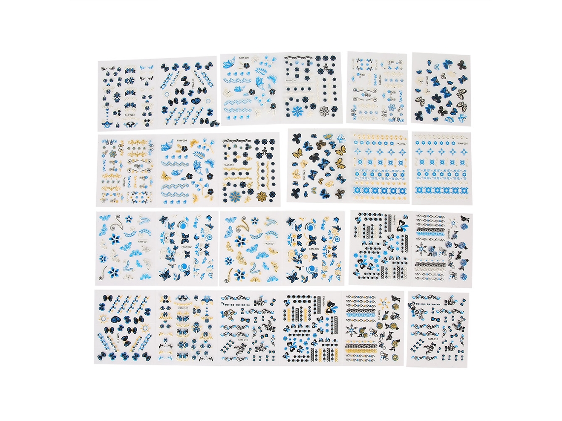 Decoración De Uñas 3d Autoadehesiva Pegatina Para Manicura Estilo Moderno Herramienta De Decoración