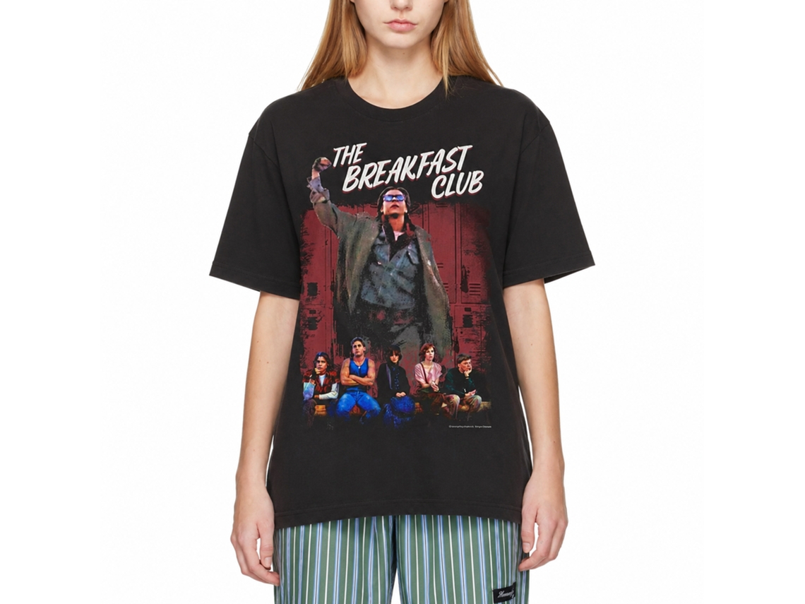 Rockinstone Breakfast Club Movie Lockers Black Adult T-shirt Size:m