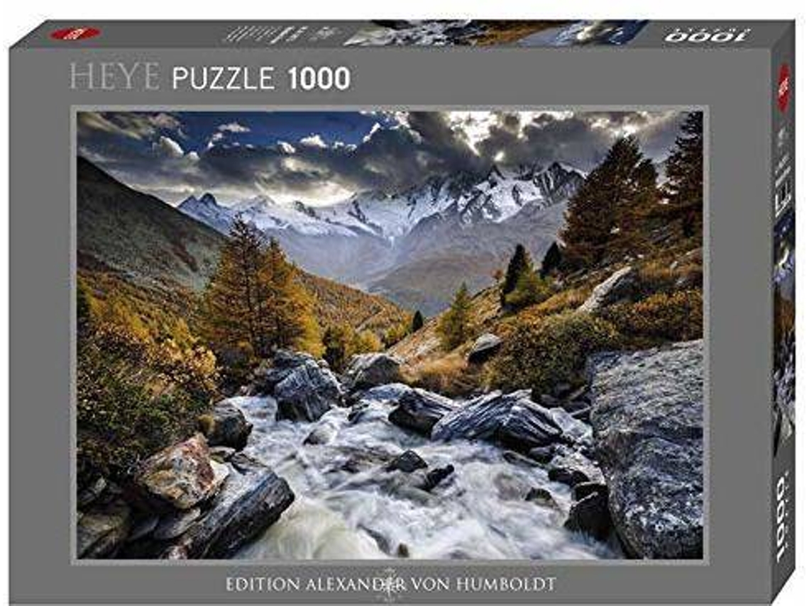 Puzzle HEYE Mountain Stream (-  Multi-Colour) (Idade Mínima: 8)