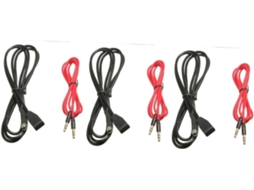 Conjunto De 3 Cabos De Áudio Estéreo Automotivos Robustos E Confiáveis De 3,5 Mm Para Modelos E46 (1998-2006)