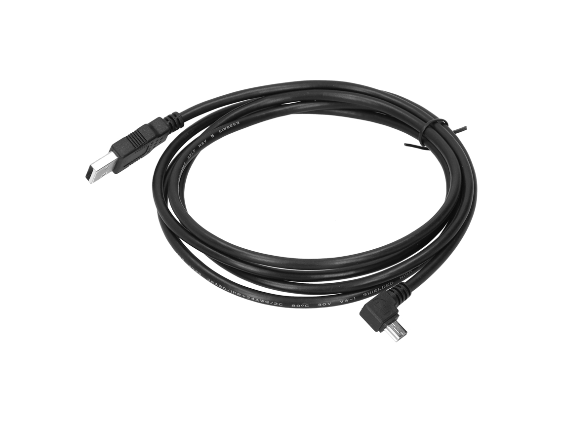 Cabo De Dados Cotovelo 90 Graus Usb2.0 Macho Para Mini Usb Macho Materiais De Informática